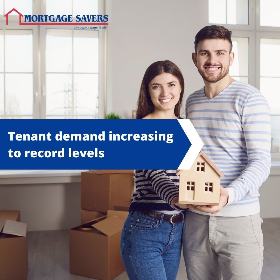 Tenant demand increasing to record levels